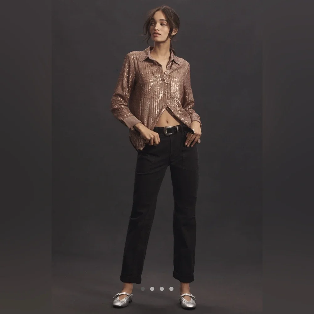Pilcro The Wanderer Mid-Rise Relaxed Leg Pants